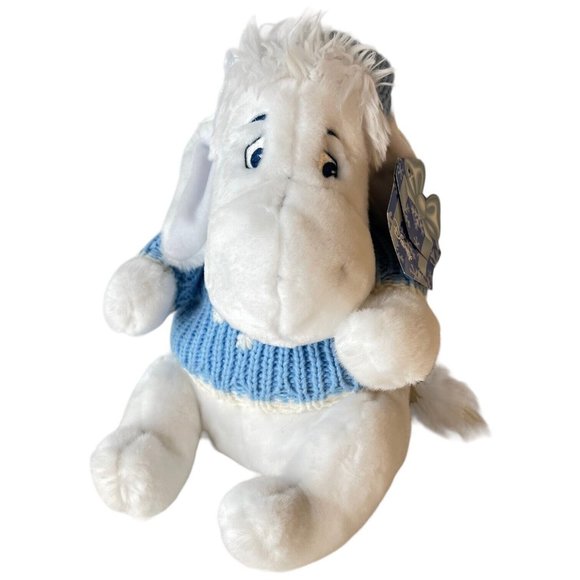 Winnie The Pooh And Eeyore Plush Snowflake Pals Disney Store Exclusive White - Picture 9 of 16